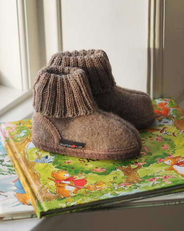 Wool Indoor Shoes Beige