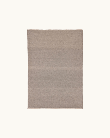 Wool Rug Medium Grey