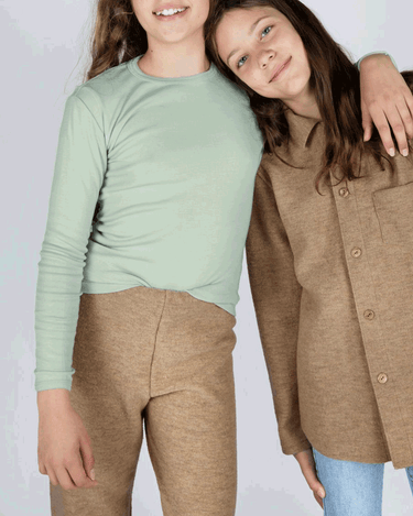 Wool & Silk Shirt Mint