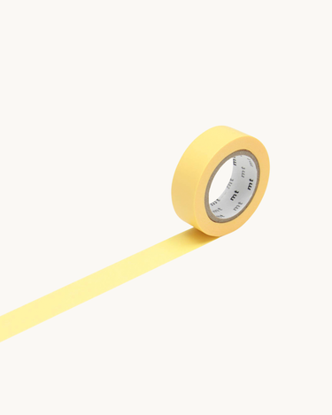 Washi Tape Light Yellow Tamago