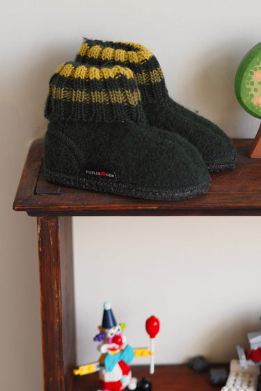 Wool Indoor Shoes Green