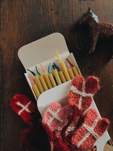 Beeswax Candles in Box of 10 from Ovo Things