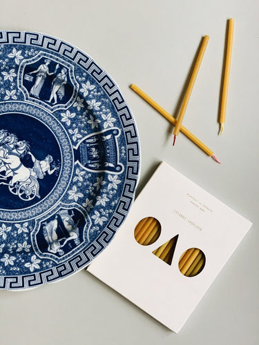 Beeswax Candles in Box of 20 from Ovo Things