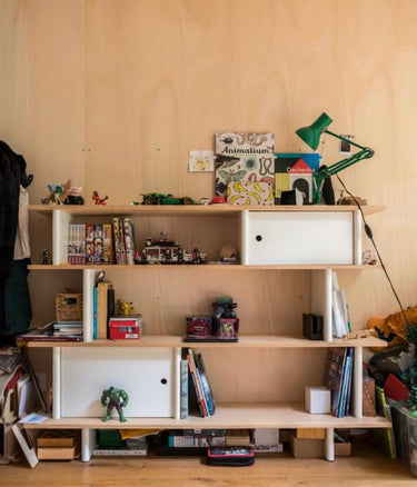 Mini Library in Birch from Oeuf NYC 